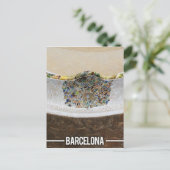 Gaudi Park Guell, Barcelona Spanien Postkarte (Stehend Vorderseite)