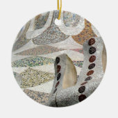 Gaudi Schloss Keramik Ornament (Vorne)