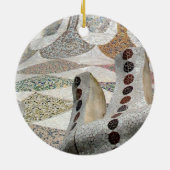 Gaudi Schloss Keramik Ornament (Hinten)