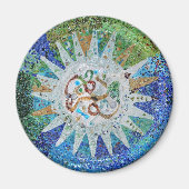 Gaudi White Sun Magnet 1 (Vorne)