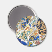 Gaudi Yellow Tiles Magnet (Vorderseite/Rückseite)