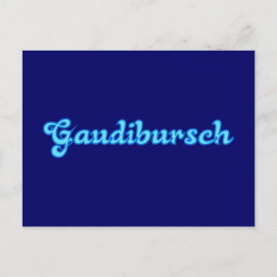 Gaudibursch Bayern bayrisch bayerisch Bavaria Postkarte