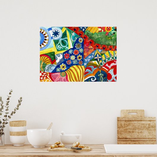 Gaudis Bank 2. Poster (Küche)