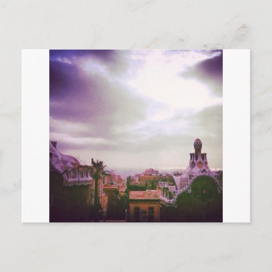 Gaudís Barcelona Postkarte (Vorderseite)
