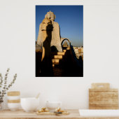 Gaudis Meisterwerke Poster (Küche)