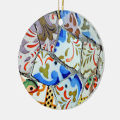 Gaudi's Park Guell Mosaic Tiles Keramik Ornament (Links)