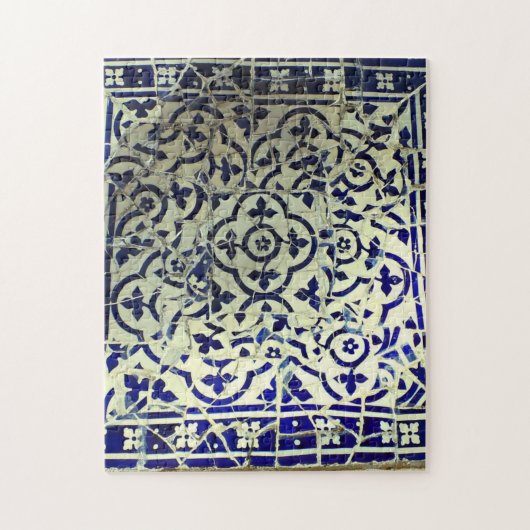 Gaudis Park Guell Mosaik-Fliesen Barcelona Puzzle (Vertikal)