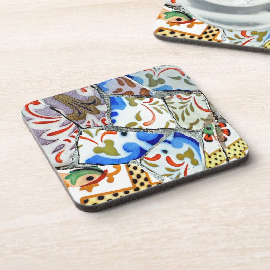 Gaudis Park Guell Mosaik-Fliesen Untersetzer (Linke Seite)