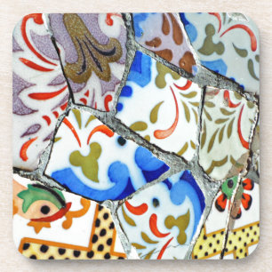 Gaudis Park Guell Mosaik-Fliesen Untersetzer