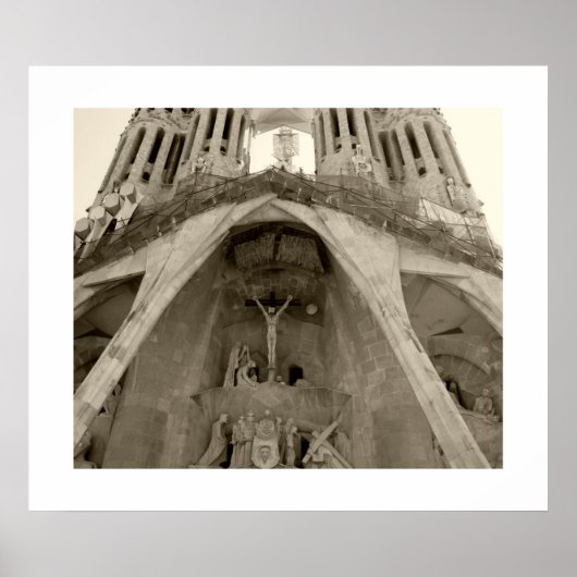 Gaudi's Sagrada Familia Poster (Vorne)