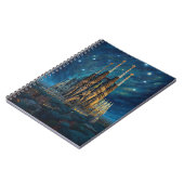 Gaudis Starry Dream | Barcelona Sagrada Familia Notizblock (Linke Seite)