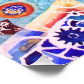 Gaudis Tile. Poster (Ecke)