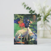 Gauguin Art Postcard: Das weiße Pferd Postkarte (Stehend Vorderseite)