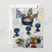 Gauguin Art Postcard: Stillleben mit 3 Welpen Postkarte (Vorne/Hinten)