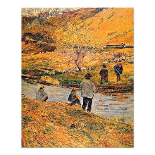 Gauguin - Breton Fisherman Fotodruck (Vorne)
