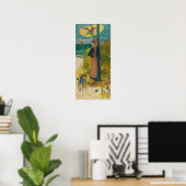 Gauguin - Breton Girl Spinning 1889 Poster (Heimbüro)