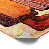 Gauguin - Bretonische Mädchen am Meer Poster (Ecke)