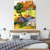 Gauguin - Bretonischer Junge in einer Landschaft Leinwanddruck (Insitu (Schlafzimmer))