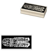 Gauguin Crucifix Design-Briefmarke Gummistempel (Stempel)