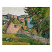 Gauguin - Das Feld der Leinwand von Derout-Lollich Poster (Vorderseite)