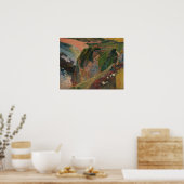 Gauguin - Der Flageolet-Spieler auf der Klippe 188 Poster (Küche)