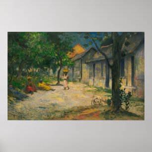 Gauguin - Dorf Martinique 1897 Poster