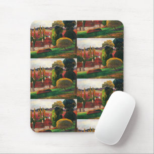 Gauguin Ein Bauernhof in der Bretagne Vintage-Land Mousepad