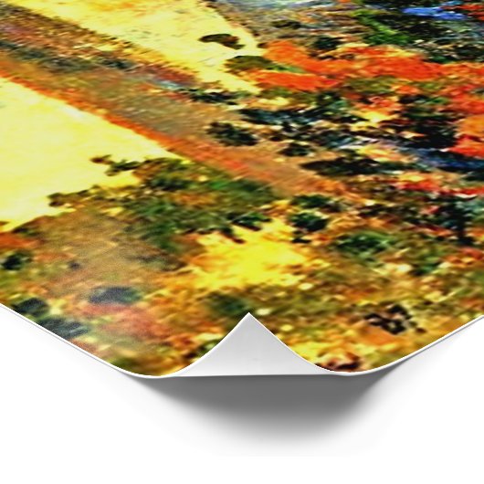 Gauguin - Eine Küste Poster (Ecke)