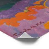 Gauguin - Fatata Te Miti (am Meer) 1892 Poster (Ecke)