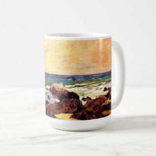 Gauguin - Felsen und Meer, feine Kunst, Kaffeetasse