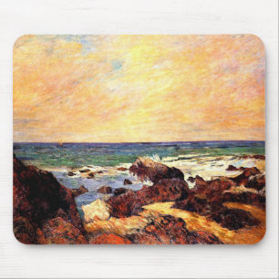 Gauguin - Felsen und Meer, Mousepad