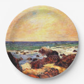 Gauguin - Felsen und Meer, Pappteller (Vorderseite)