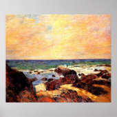 Gauguin - Felsen und Meer, Poster (Vorne)