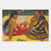 Gauguin Französisch Polynesien Tahiti Frauen Maler Geschenkpapier Set (Vorderseite)