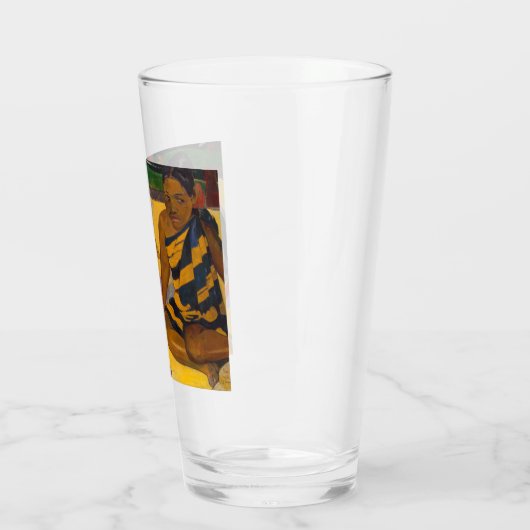 Gauguin Französisch Polynesien Tahiti Frauen Maler Glas (Links)