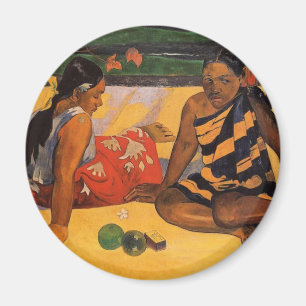 Gauguin Französisch Polynesien Tahiti Frauen Maler Magnet