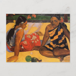 Gauguin Französisch Polynesien Tahiti Frauen Maler Postkarte