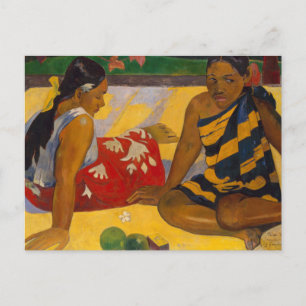 Gauguin Französisch Polynesien Tahiti Frauen Maler Postkarte