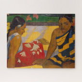 Gauguin Französisch Polynesien Tahiti Frauen Maler Puzzle (Horizontal)