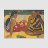 Gauguin Französisch Polynesien Tahiti Frauen Maler Seidenpapier (Vorderseite)