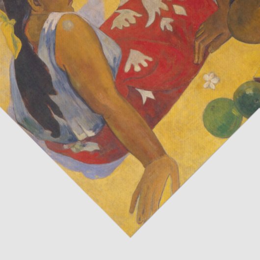 Gauguin Französisch Polynesien Tahiti Frauen Maler Seidenpapier (Ausschnitt)
