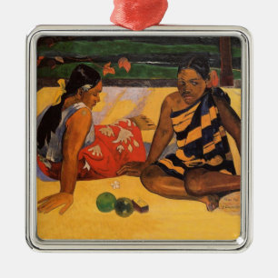 Gauguin Französisch Polynesien Tahiti Frauen Maler Silbernes Ornament