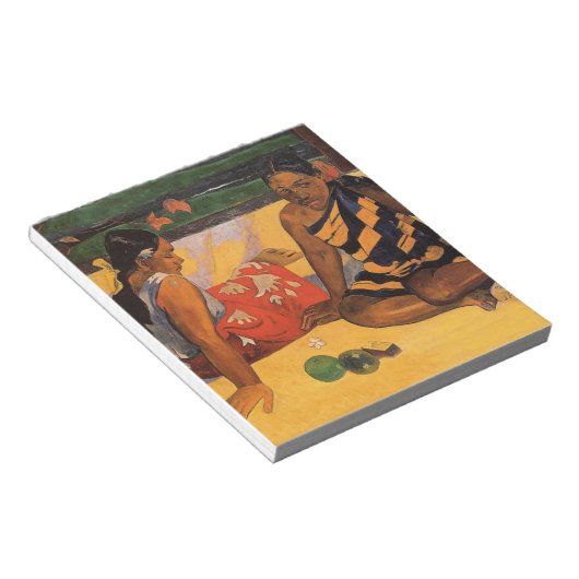 Gauguin Französisch Polynesien Tahiti Women Notizblock (angewinkelt)
