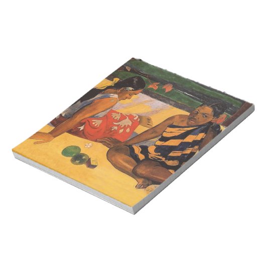 Gauguin Französisch Polynesien Tahiti Women Notizblock (Rotiert)