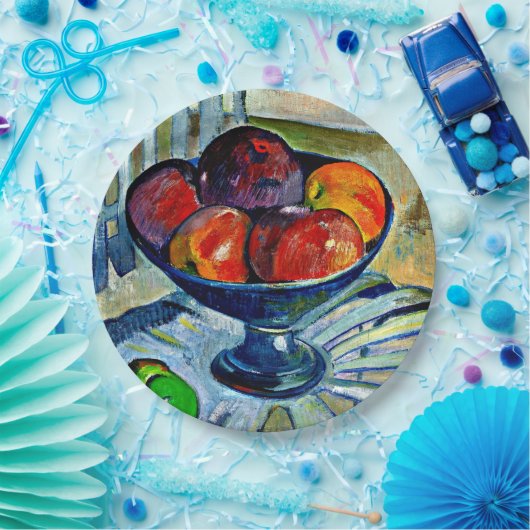 Gauguin - Fruchtsäfte auf einem Gartensitzplatz Pappteller (Party)