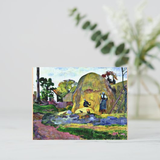 Gauguin - Goldene Ernte Postkarte (Stehend Vorderseite)