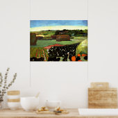 Gauguin - Haystacks in Brittany, Paul Gauguin art Poster (Küche)