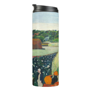 Gauguin Heuschober in der Bretagne Vintage Kunstpl Thermosbecher