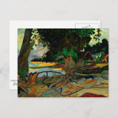 Gauguin - Hibiskus Tree Postkarte (Vorne/Hinten)