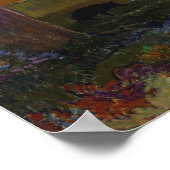 Gauguin - Hiva Oa (ein Schwein und ein Pferd) 1903 Poster (Ecke)